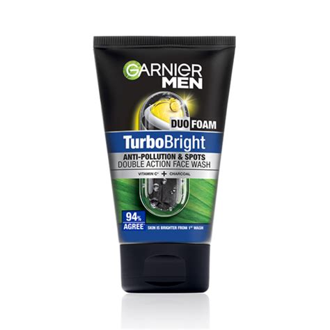 Garnier Men Turbo Bright Face Wash - Best Charcoal … - balustradellc