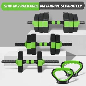 Garvee 88 LB Adjustable Dumbbell Set - 3-in-1 Free Weight System ... - balustradellc