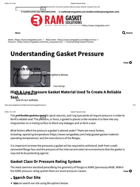 Gasket Pressure Guide - balustradellc