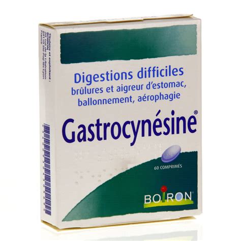 GASTROCYNÉSINE® - Nux vomica, Carbo vegetabilis - Boiron