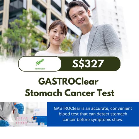 GASTROClear™ Convenient Blood Test For Stomach Cancer Screening