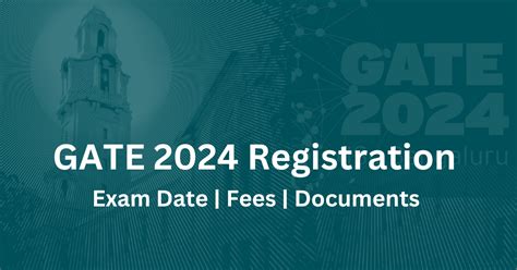 GATE Application Form 2024: Registration Date, Application Fee, Exam …