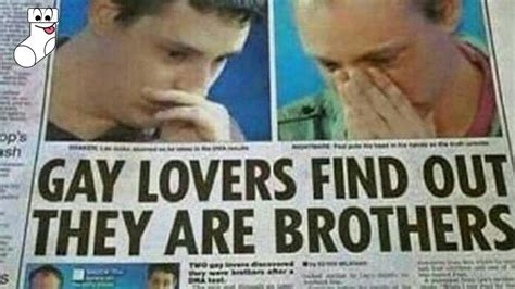 GAY LOVERS FIND OUT THEY ARE BROTHERS