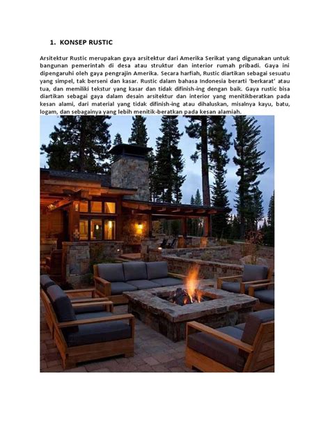Gaya Arsitektur: Rustic, Industrial, Modern | PDF - Scribd - balustradellc