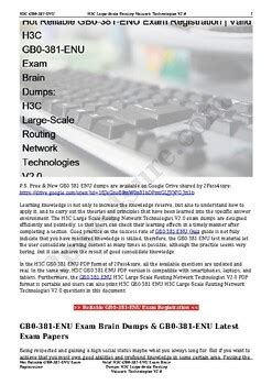 GB0-381-ENU Online Praxisprüfung