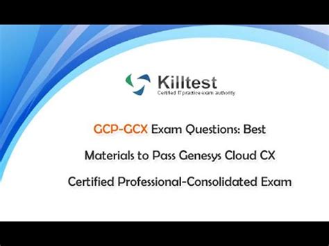 GCP-GCX Latest Test Materials