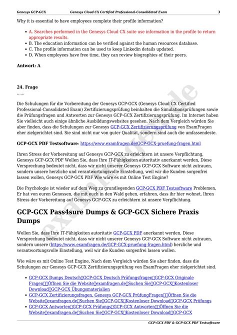 GCP-GCX PDF Testsoftware