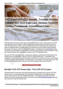 GCP-GCX Reliable Study Materials