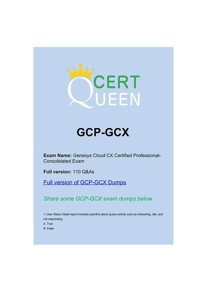 GCP-GCX Testking