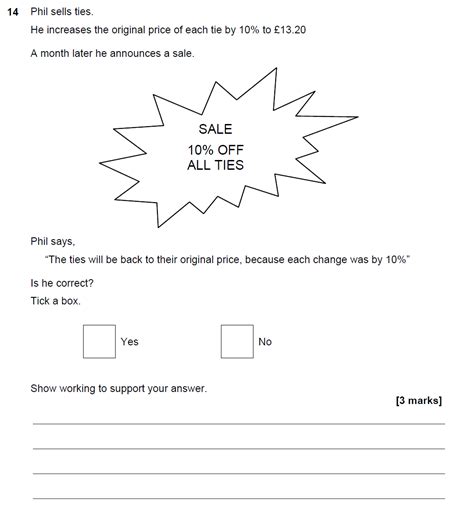 GCSE (9-1) Maths - Reverse Percentages - Past Paper Questions …