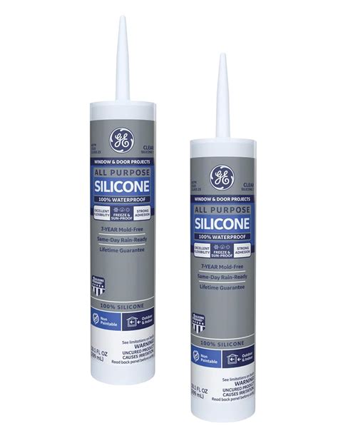 GE 100% Silicone Rubber Window And Door Sealant - balustradellc