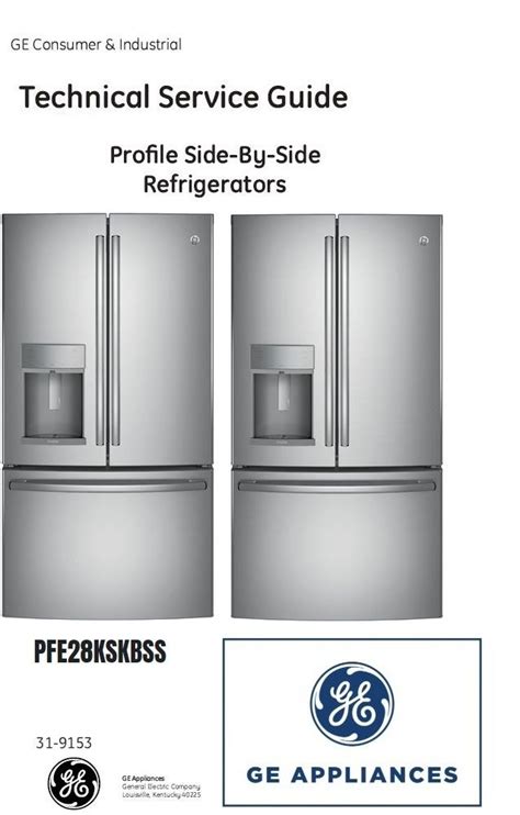 GE CYE22TSHHSS bottom-mount refrigerator manual