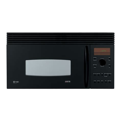 GE PROFILE ADVANTIUM SCA2000F MICROWAVE OVEN …