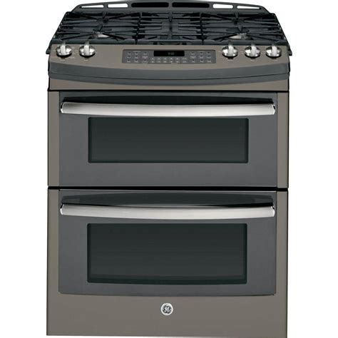 GE Profile 6.8 cu. ft. Double Oven Gas Range with Self-Cleaning ...