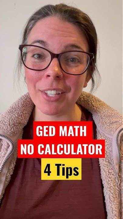 GED Math NO CALCULATOR How to Get the Right Answers on the 2023