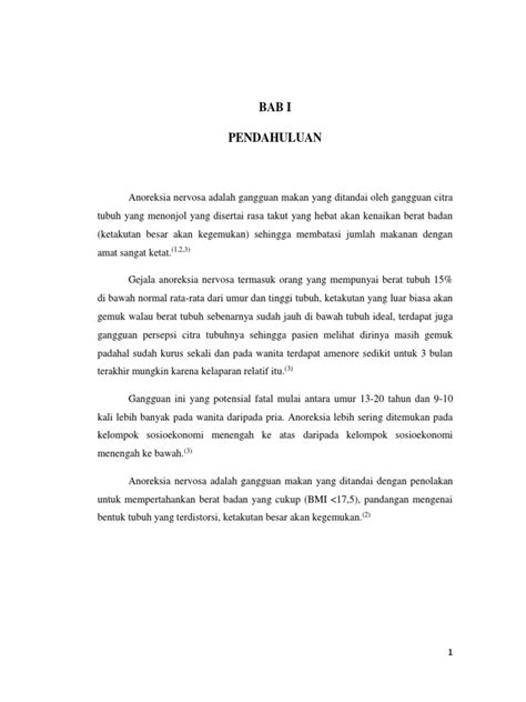 Gejala dan Diagnosis Anoreksia Nervosa | PDF - wintechmobiles.com