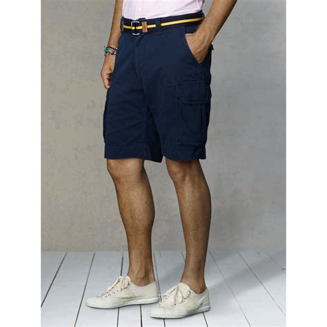 GELLAR blue cargo shorts de firmă POLO RALPH LAUREN — …