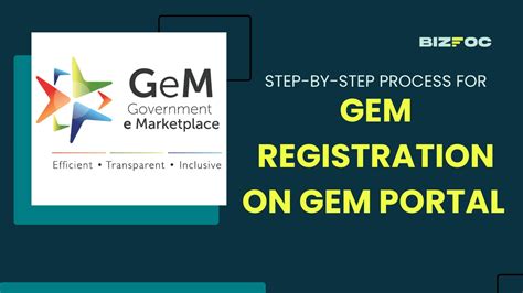 GeM Portal Registration Process – Step-by-Step Guide - balustradellc