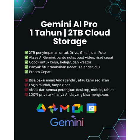 Gemini Pro 2TB storage 1 tahun - balustradellc