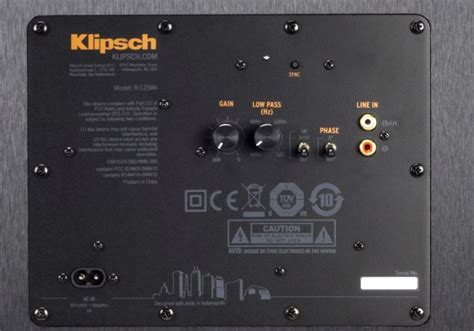 General Sub Controls and Explanations – Klipsch - balustradellc