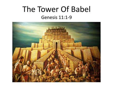 Genesis 11 Tower Of Babel - balustradellc