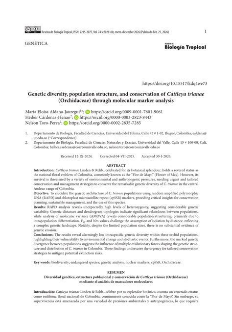 Genetic diversity, population structure and conservation implication of ... - raincitystudios.com