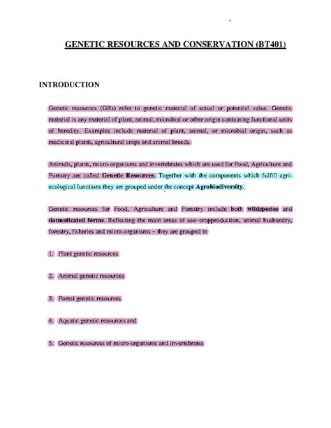 Genetic resources - raincitystudios.com