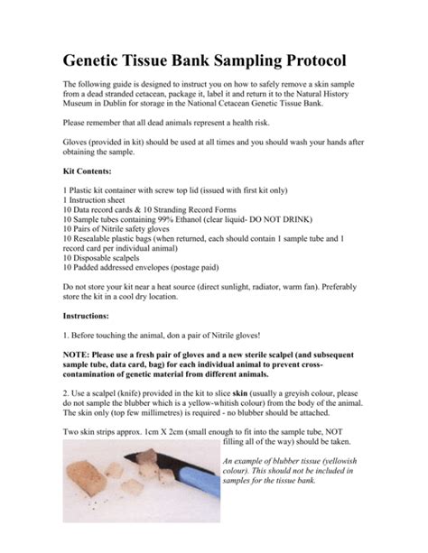 Genetic Tissue Sampling Protocol - Center for Plant Conservation - muktibox.com