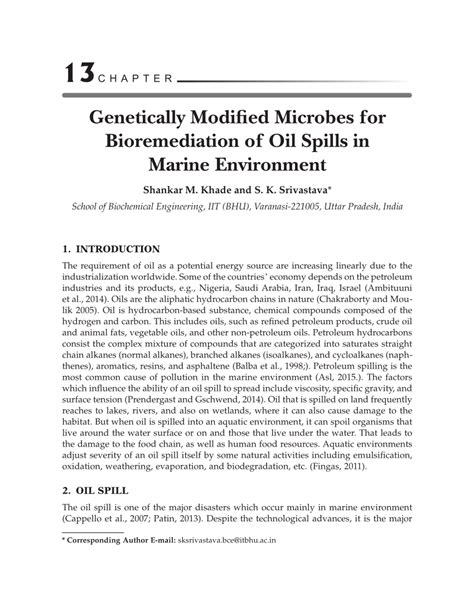 Genetically Modified Microbes for Bio-remediation of Oil … - raincitystudios.com