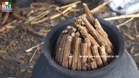 GENGUL Palm Sprout OLDEST STREET FOOD IN INDIA INDIAN ... - YouTube