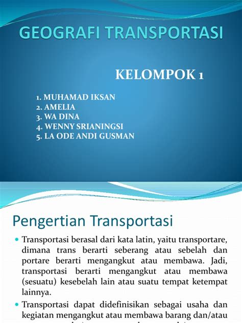 Geografi Transportasi - wintechmobiles.com