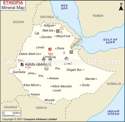 Geology and Mineral Resources Map of Ethiopia - wintechmobiles.com