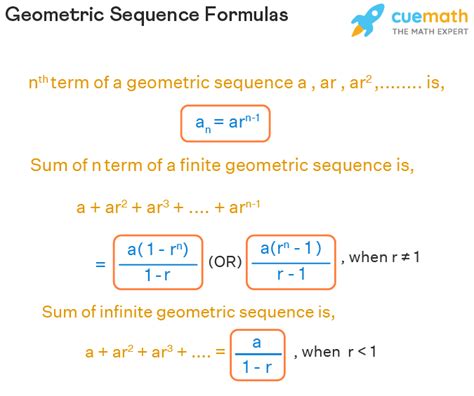 Geometric Sequence Formulas - GeeksforGeeks - wintechmobiles.com