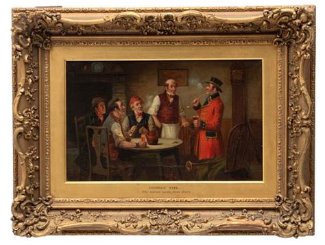 George Fox (British 1876 1916) The Professor Oil On Canvas Gilt Frame ... - balustradellc