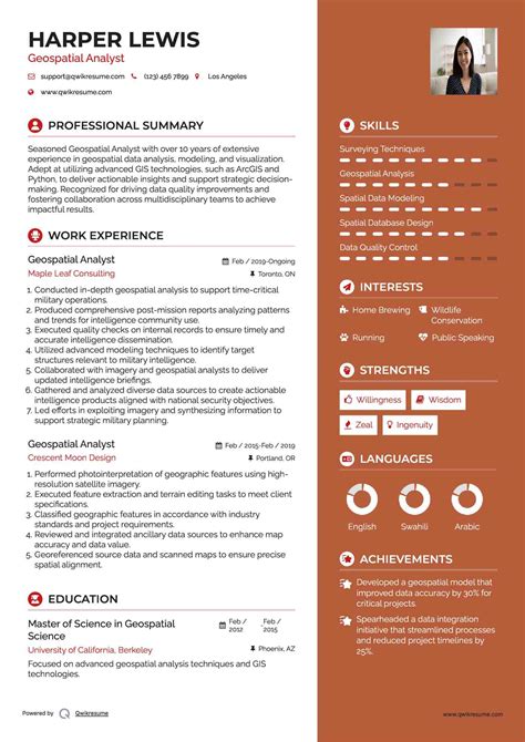 Geospatial Analyst Resume – Examples, Samples & Tips - wintechmobiles.com