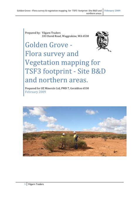 GERALDTON REGIONAL Flora and Vegetation Survey - DocsLib