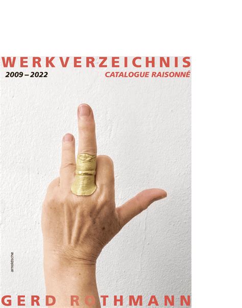 GERD ROTHMANN - arnoldsche Art Publishers