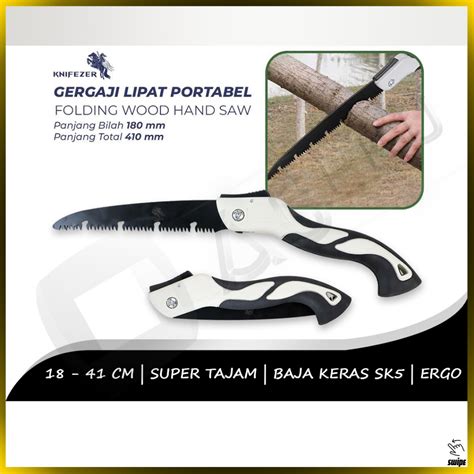 Gergaji lipat Portable Camping Bushcraft Folding Hand Saw - Bilah … - balustradellc