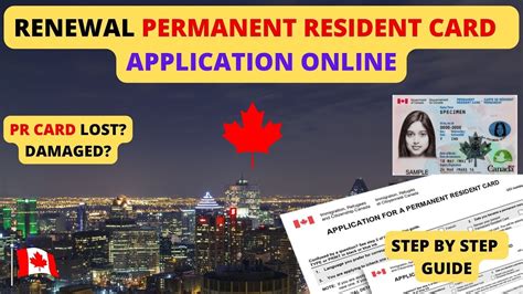 Get, renew or replace a permanent resident card - Canada - balustradellc