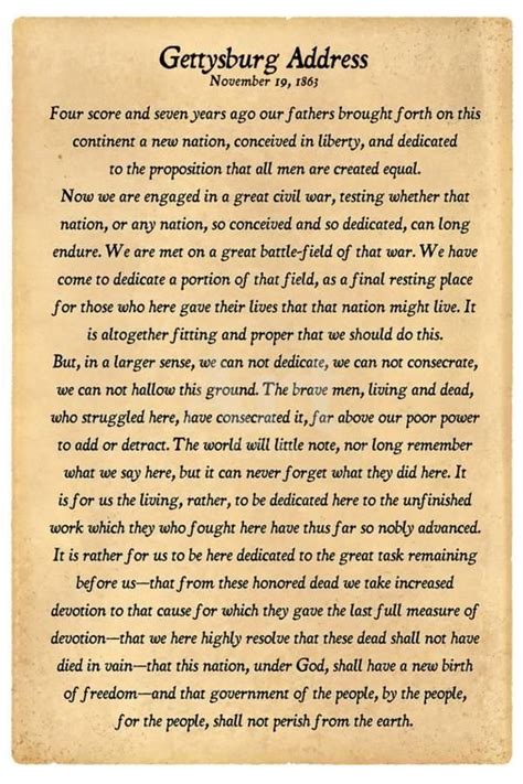 Gettysburg Address Full Text - Text of Lincoln's Speech - Owl Eyes - wintechmobiles.com