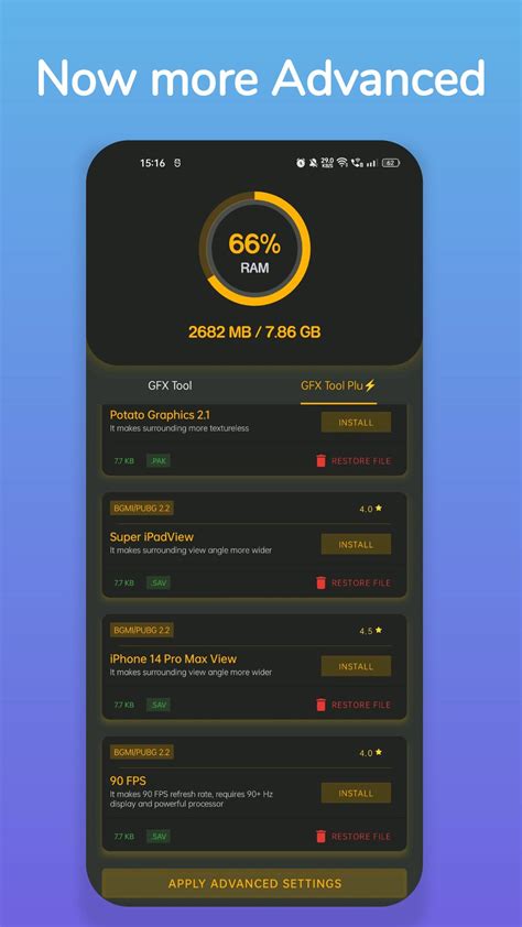 GFX TOOL 90 FPS For PUBG BGMI APK Download for Android APKfun com