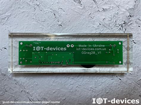 GGreg20_ES - souvenir Geiger counter - IoT-devices, LLC - coolestguyplanet.net