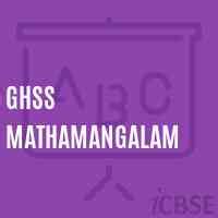 GHSS MATHAMANGALAM - Eramam , District Kannur (Kerala)