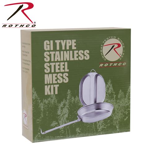 GI Type Stainless Steel Mess Kit - balustradellc