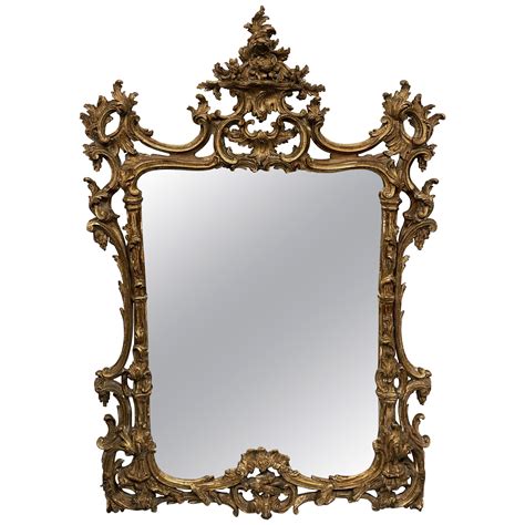 Gilded Wood Mirror - Etsy - balustradellc