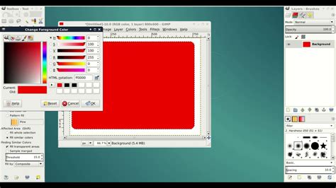 GIMP how to draw rectangle with borders and rounded corners YouTube