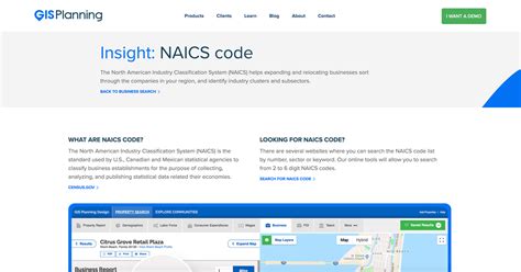 GIS Planning Insight into NAICS codes