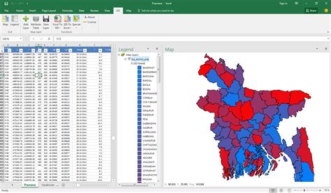 GIS.XL Maps in Excel