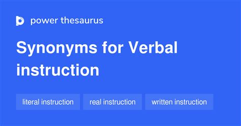 GIVE INSTRUCTION Synonyms: 58 Synonyms & Antonyms for …