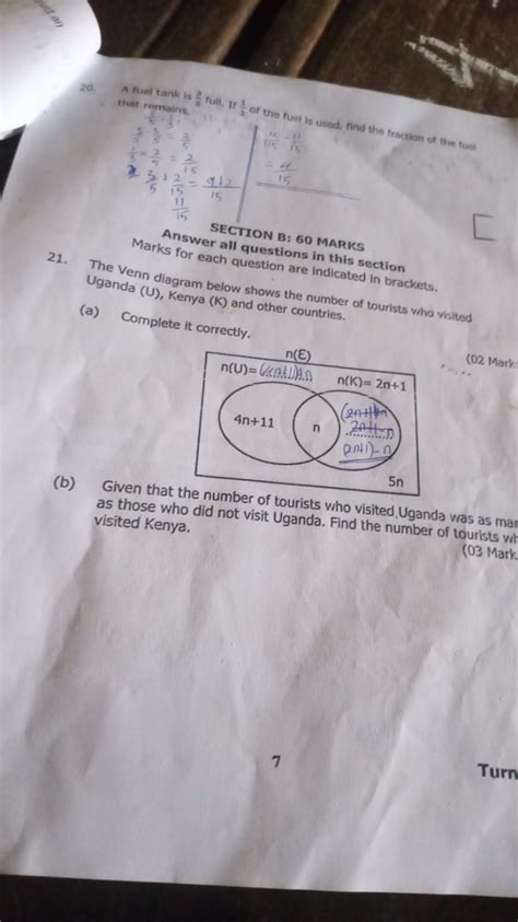 Given the Venn diagram showing the number of tourists who ... - Filo - wintechmobiles.com